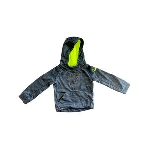 Toddler Nike Hoodie, Dri-Fit, Black/Neon Green, 2T